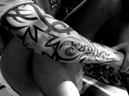 Tribal Arm Tattoo Design